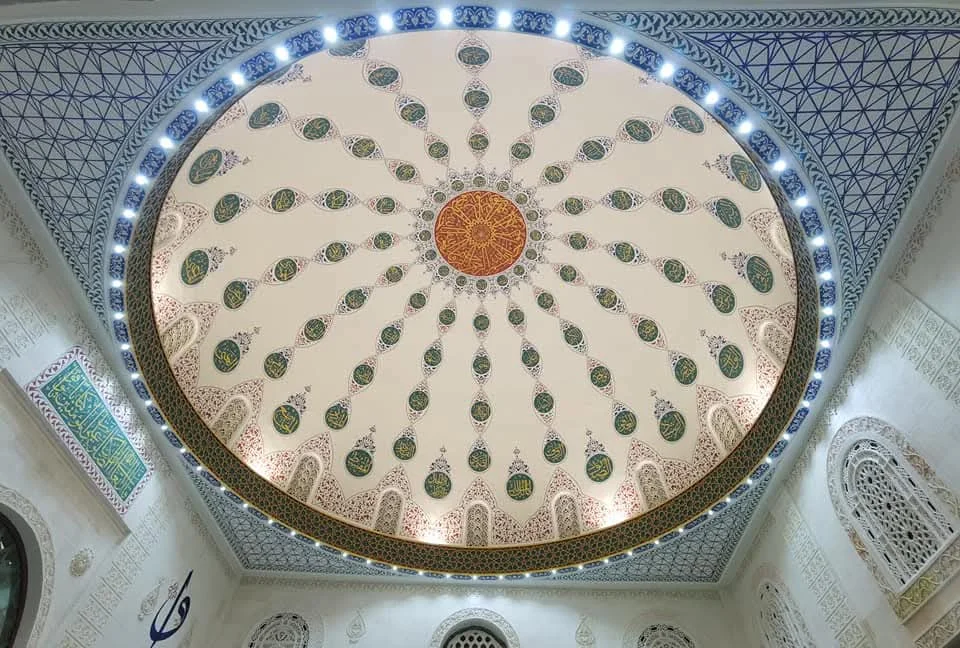 Cami İç Mekan Tavan Süslemesi